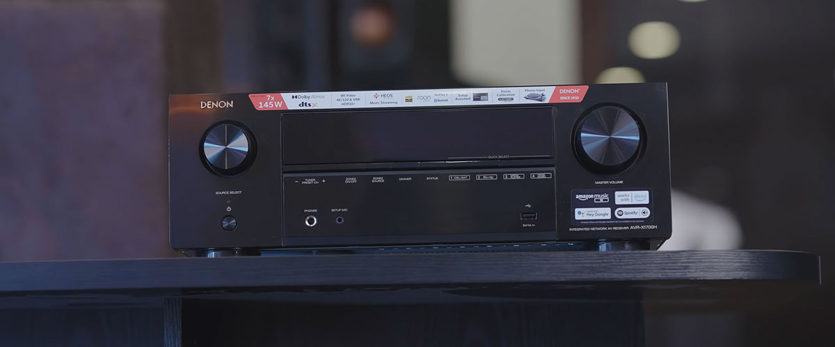 Denon AVR-X1700H Review front look