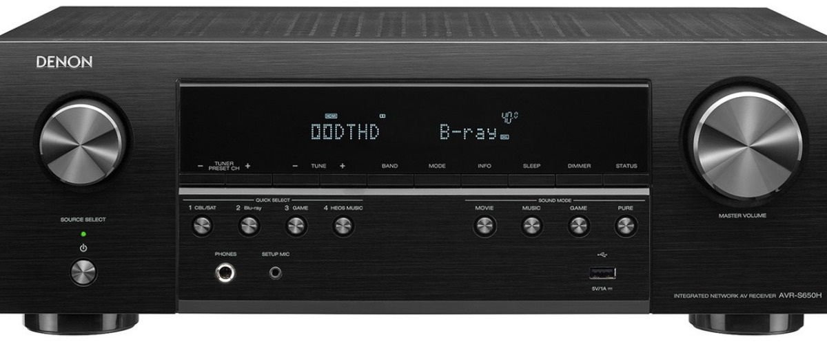 Denon AVR-S650H front side