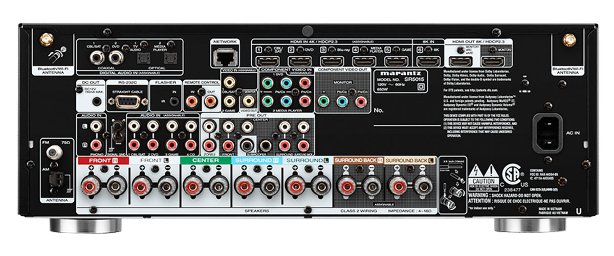 Marantz SR5015 back