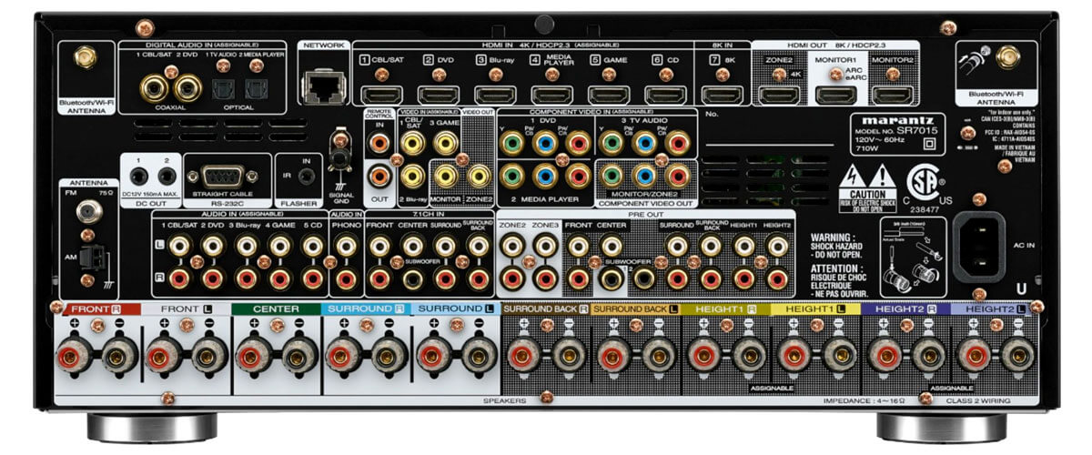 Marantz SR7015 back