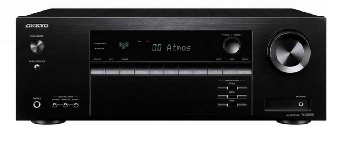 Onkyo TX-SR393 front